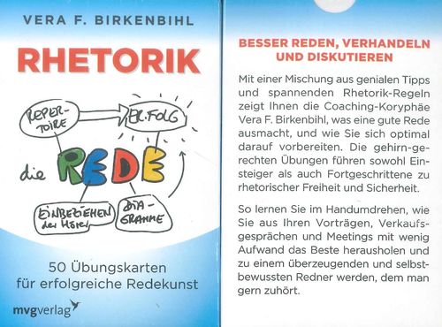 Übungskarten Vera F. Birkenbihl: Rhetorik