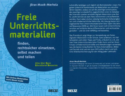 Buch Jöran Muuß-Merholz: Freie Unterrichtsmaterialien
